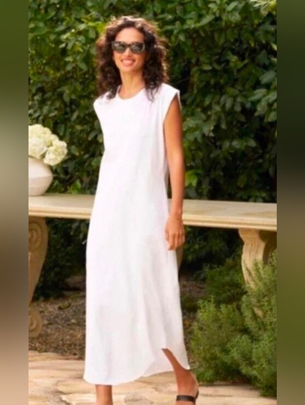 NWOT Frank&Eileen Cory Vintage Muscle Tee New Classic Cotton Maxi Dress